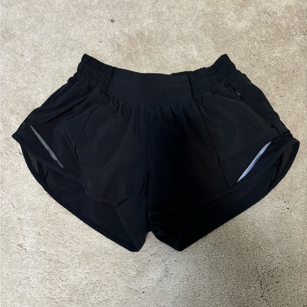 Lululemon running shorts - black size 4